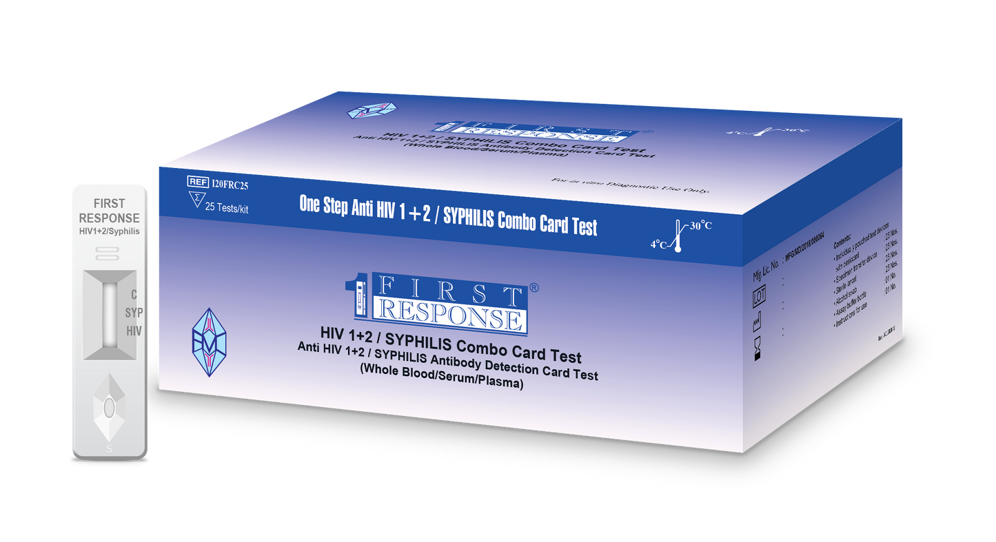 HIV 1+2 / Syphilis Combo Card Test