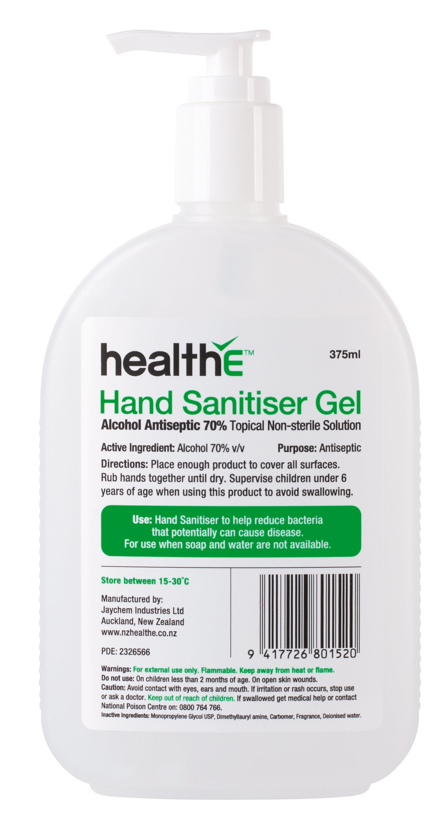 Hand Sanitiser Gel