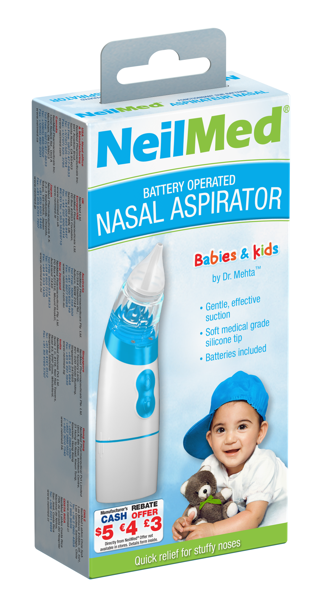 Neilmed Battery Operated Nasal Aspirator