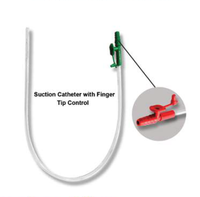 Suction Catheter with Finger Tip Control